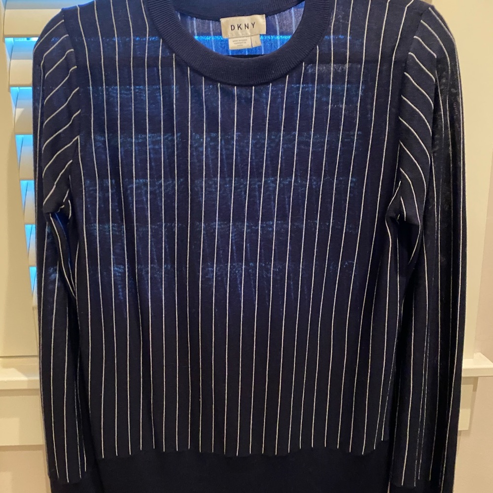 DKNY Navy Crew Neck Sweater